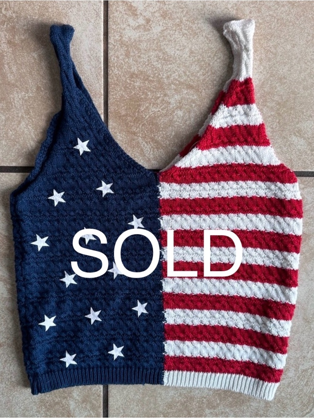 SOLD Moon & Madison Red and White Striped Knit Top